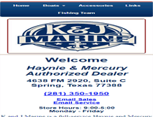 Tablet Screenshot of kandjmarine.com